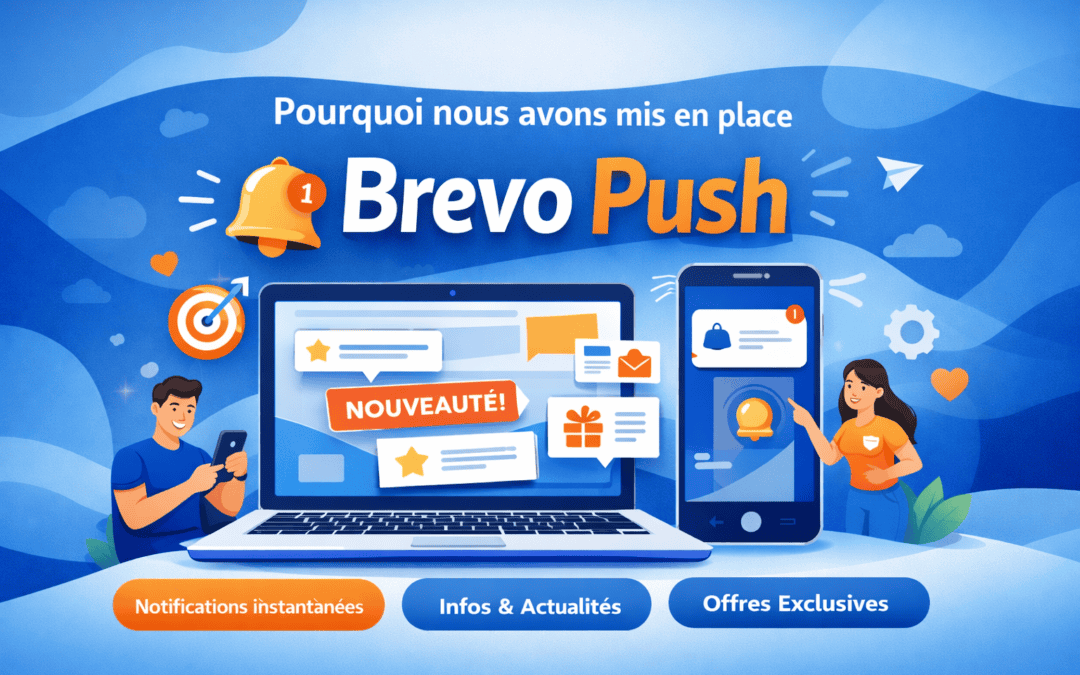 Pourquoi nous avons mis en place Brevo Push sur notre site internet