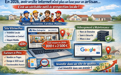 Combien coûte un site internet pour un artisan en 2026 ?