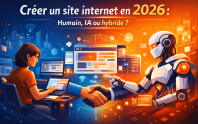 Créer un site internet en 2026 : humain, IA ou hybride ?