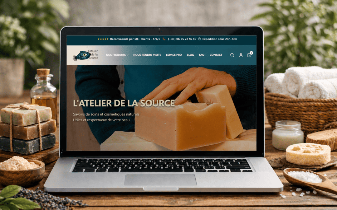 Boutique en ligne – l&rsquo;Atelier de la Source