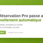 ABC Réservation Pro : l&rsquo;abonnement à partir de 9,99 €/mois