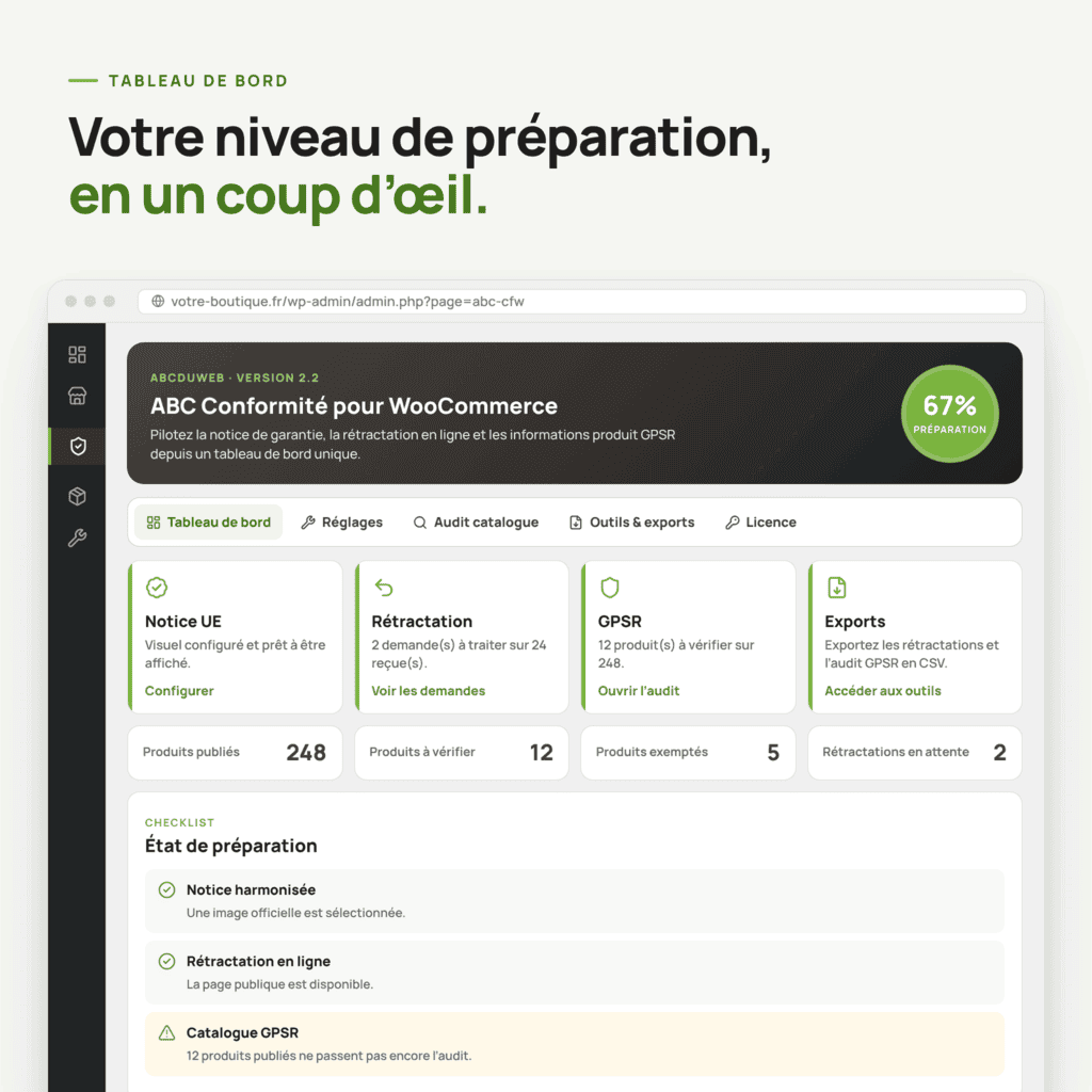ABC Conformité pour WooCommerce – Image 3